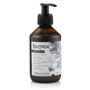 Shampoo Nutriente Restitutivo Barba e Capelli Bullfrog