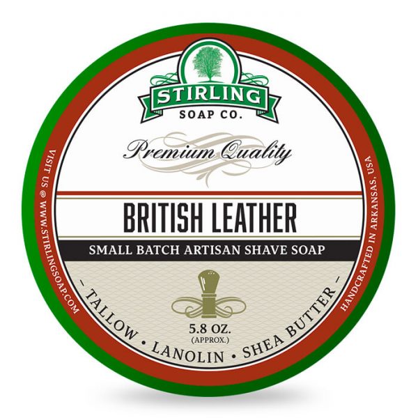 British Leather Stirling Sapone da Barba 170ml